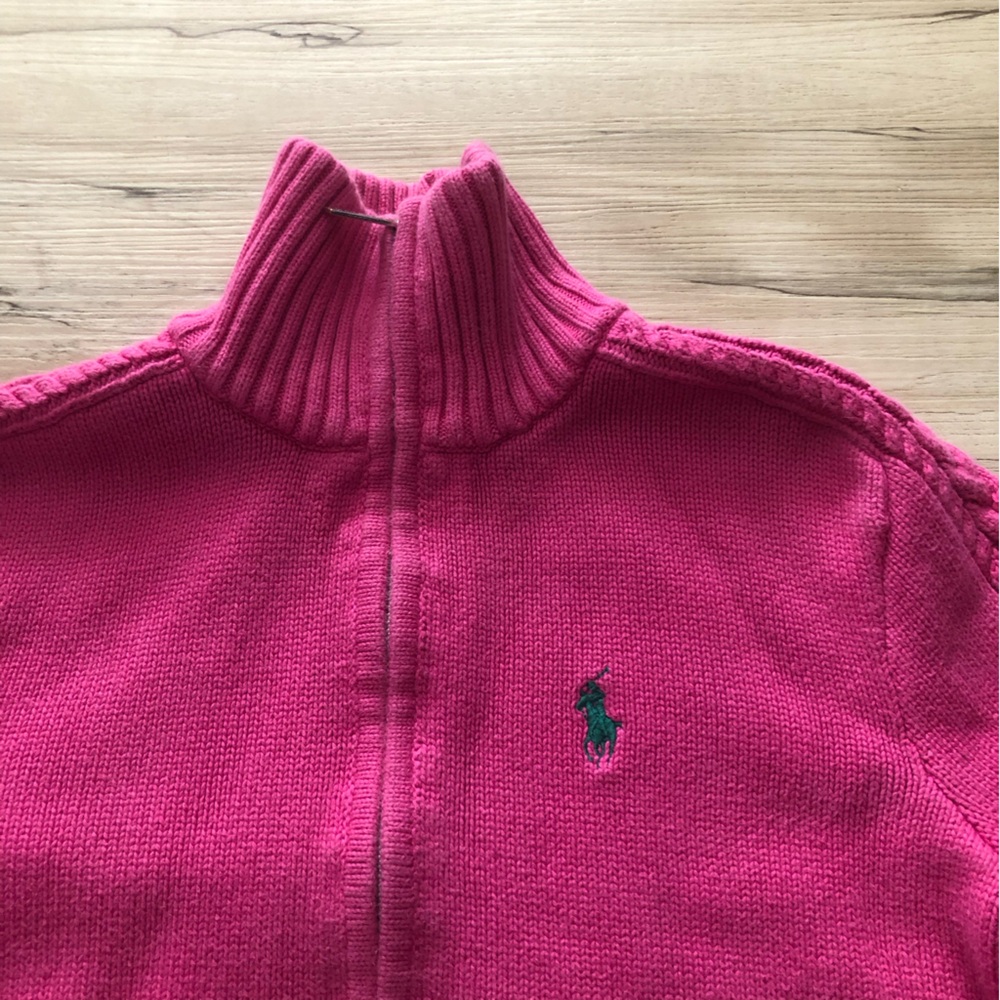 Ralph Lauren Pink Turtleneck Sweater - Picture 3 of 8